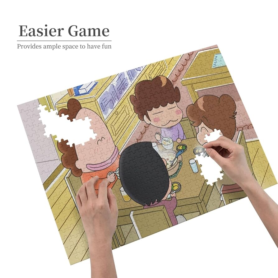 吉田遠志　アスピンにて　500ピース　パネル付き puzzle-seikatsu_500-311